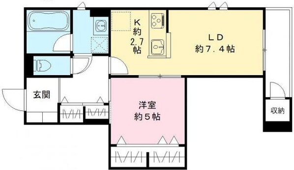 上尾駅 徒歩8分 3階の物件間取画像